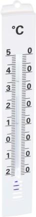 Temperatuurmeter plastiek wit basic 175mm